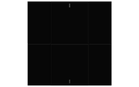 Interra ITR340-0631 iSwitch+ - 6-кнопочный KNX выключатель, плексиглас, черный