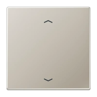 Jung ES 1700 P LB Управление кнопка, 1 группа, с символам «стрелки», Нержавеющая сталь 1.4303 X4 CrNi 18-12, Серия LS, нержавеющая сталь