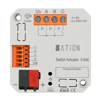 Sation SW0003.0851 Актуатор переключателя 3-кратный (Скрытый монтаж)