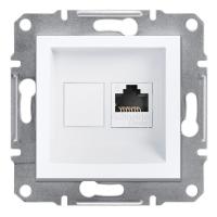 Interra 
					ITR4770121
				 RJ45 Single Data Socket CAT6 UTP - White