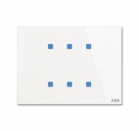 ABB TB/U6.7.1-CG Сенсор Tacteo 6-кнопочный, вертикальный, цвет: Белый