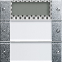 Gira 214226 Комплект клавиш, 2 шт. Plus, цвет: Алюминий, оттенок: Без оттенка