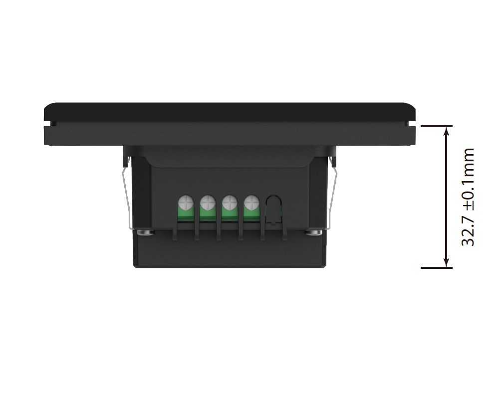 Letour 10-let-lyxp40062F22-voice 4-дюймовая кнопка KNX с сенсорным дисплеем
