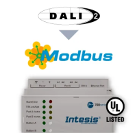 Intesis IN703DAL0640000 Серверное приложение DALI-2 to Modbus TCP и RTU с 1 каналом DALI