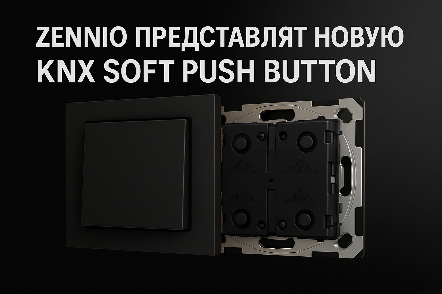 Zennio представляет новую серию KNX Soft Push Button 55×55 мм