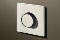 Lithoss Диммер Dimmer Matt White RAL9010 (Textured Black Cone), Цвет: Белый ,оттенок: Матовый, RAL9010, Текстурированный черный конус