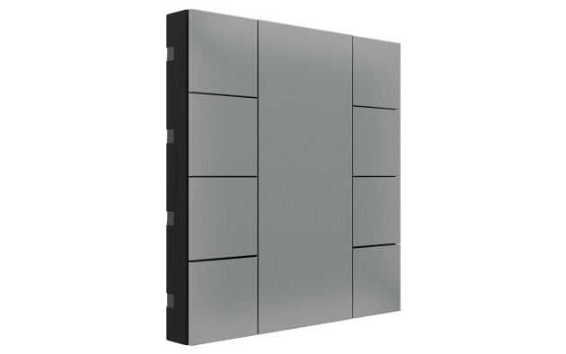 Interra ITR340-0805 iSwitch+ - 8-кнопочный KNX выключатель, пластик, серый