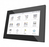 Zennio ZVIZ70A Z70 - Цветная сенсорная панель с дисплеем 7", цвет: Чёрный