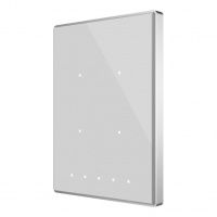 Zennio ZVI-TMDP4-PS Выключатель сенсорный KNX Touch-MyDesign Plus, 4-кнопочный, цвет: Серебряный