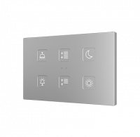 Zennio ZVITXLX6 Емкостный сенсорный выключатель с подсветкой Tecla XL X6