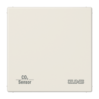 Jung CO2LS2178 KNX/EIB датчик углекислого газа, влажности и комнатной температуры, цвет: Белый, оттенок: Слоновая кость