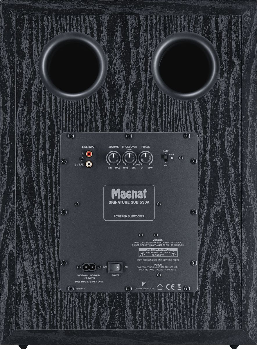 Magnat 207778 Сабвуфер Magnat Signature Sub 530 A black, цвет: Чёрный