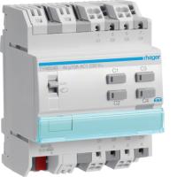 Hager TYA604B Выключатель / привод жалюзи 4/2, 10A, KNX