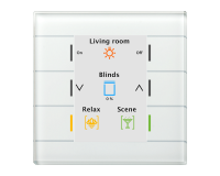 MDT BE-GT20W.02 Стеклянная кнопка II Smart | серия .02