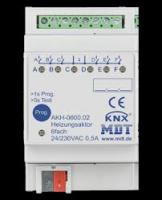 MDT AKH-0600.02 Модуль управления термоэлектрическими клапанами KNX/EIB, 6х канальный