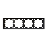 Jasmart Electric FD1004NI Рамка серия FD 4-постовая, цвет Никель, FD1004NI