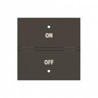 ABB N2221.5 AA N2221.5 AA — Крышка рокера Символ KNX On/Off — 2M — Total Anthracite
