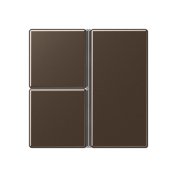 Jung A403TSAMO Трехклавишная крышка для KNX, в сборе, цвет: Мокко