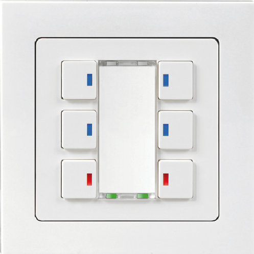 Ipas 81213-06 Панель управления Piazza 6 RGB T