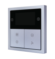 HDL HDL-M/PTOL6.1M Термостат KNX серии Tile EU 2.0, металл (без рамки и шинного соединителя M/PTCI2P.1)