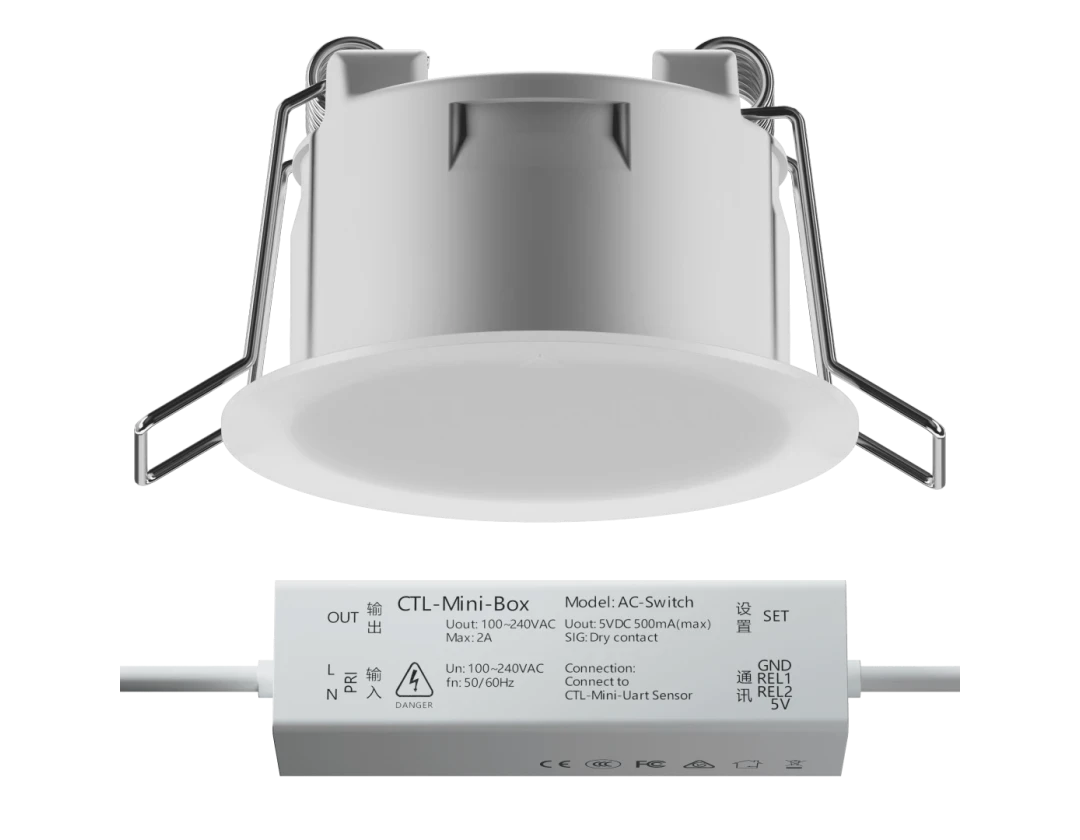 Creatrol Mini-24G-S1 Компактный датчик присутствия MiNi, реле 220В