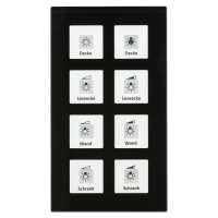 MDT BE-GT08S.01 Сенсорный выключатель KNX/EIB 4х канальный (8 сенсорных зон)