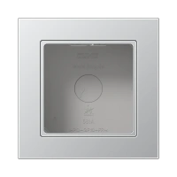 Jung A 5581 BF A AL Накладная коробка 1-ная, Лакированный термопласт, Серия A, алюминий