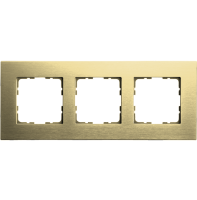 Jasmart Electric G1003AG Рамка 3-постовая, алюминий Champagne Gold, G1003AG