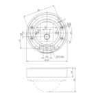 B.E.G. 93284 Потолочный датчик движения BL4-С, цвет: Белый матовый, похожий RAL9010