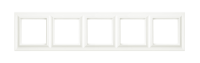 Jung EPS485 Eco Profi Standart Рамка  5-местная, цвет Слоновая кость