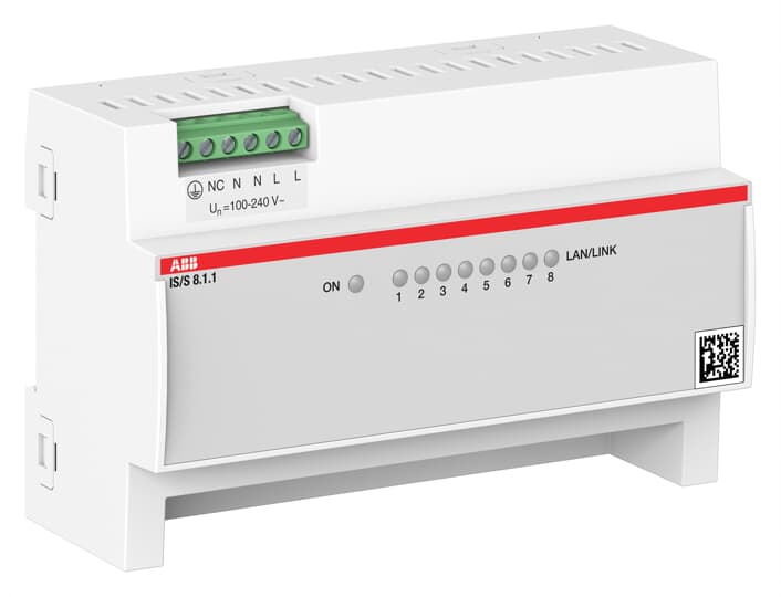 ABB IS/S8.1.1 IP-коммутатор IS/S8.1.1, 8 портов, Fast Ethernet, MDRC