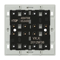 Jung 4224 TSM Кнопочный модуль 24 В AC/DC, 20 мA 2 группы, Многопроводная система, F40