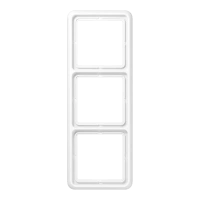 Jung CD 583 WW Рамка 3-ная, вертикальный и горизонтальный монтаж, duroplastic, CD 500, белый