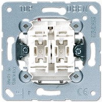 Jung EP409U Выключатель 10AХ 250V универсальный сдвоенный