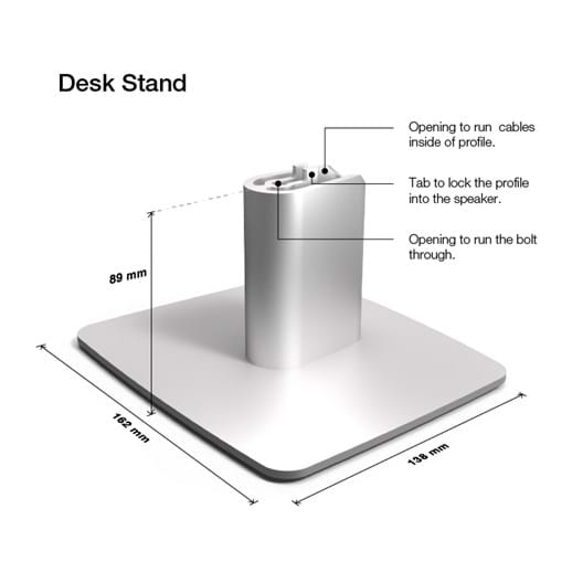 Dynaudio 177164 Стойка под акустику Dynaudio DESK STAND XEO 2 BLACK