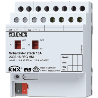 Jung 2302.16 REGHM Актуатор переключателя KNX, 2-местный