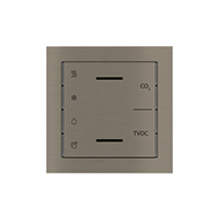 Ekinex EK-T1Q-GBR-ES2 Накладка для мультисенсора ES2 с символами. Материал - металл. Отделка - матовый никель