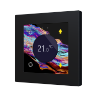 Zennio ZVIFR55DC360 Выключатель сенсорный KNX Flat RGB 55 Display, 55x55, полностью кастомизируемый (360°)