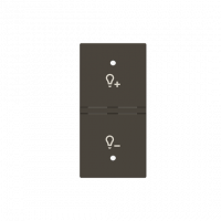 ABB N2121.8 AA N2121.8 AA — Крышка рокера Символ диммера KNX — 1M — Total Anthracite