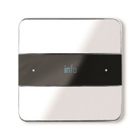 Basalte 301-24 Термостат DESEO, white glass, FT