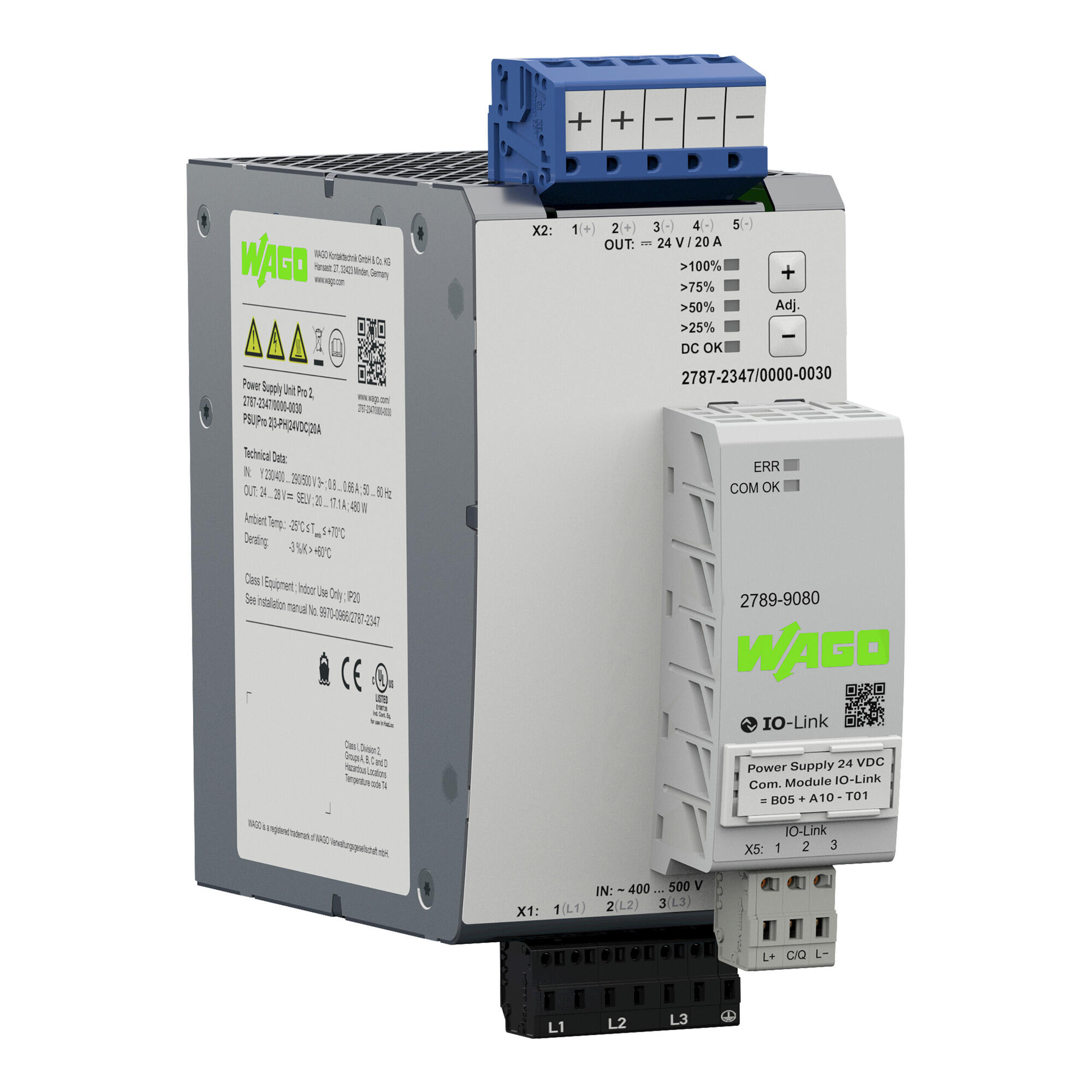 Wago 2787-2347/000-030 Power supply