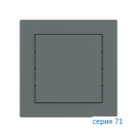 Ekinex EK-T1Q-FVC Клавиша "71" квадратная, 1 шт, материал - Fenix NTM, цвет - Зеленый Коммодор