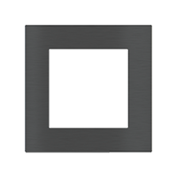 Ekinex EK-SQS-GBU Квадратная металлическая плата, серия Surface, окно 60х60, отделка - матовый карбон