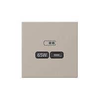 Jasmart Electric FD6065SH USB зарядка 65W тпп "С" и тип "А", 220-240Вт, 50-60Мгц, цвет Сахара, FD6065SH