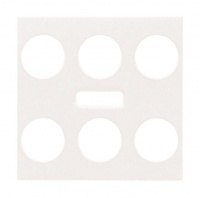 ABB N2221.7 BL Плата центральная Zenit для 6-клавишного сенсора с ИК-приемником, белый, цвет: Белый