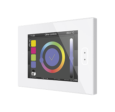 Zennio ZVIZ40W Емкостная сенсорная панель Z40, цвет: белый