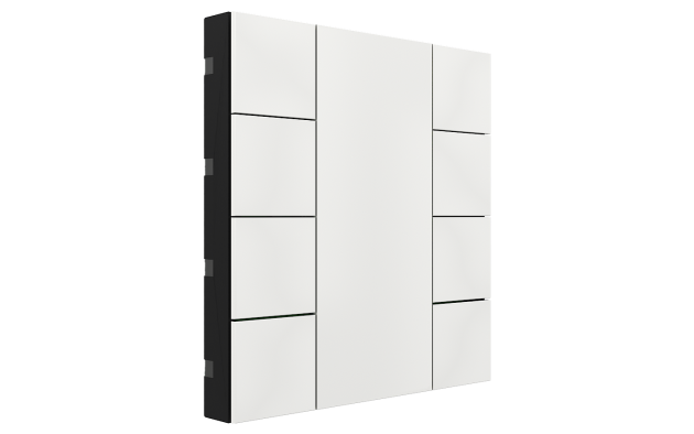 Interra ITR340-0802 iSwitch+ - 8-кнопочный KNX выключатель, пластик, глянцевый белый