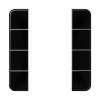 Jung CD 504 TSA SW Набор накладок 4 группы