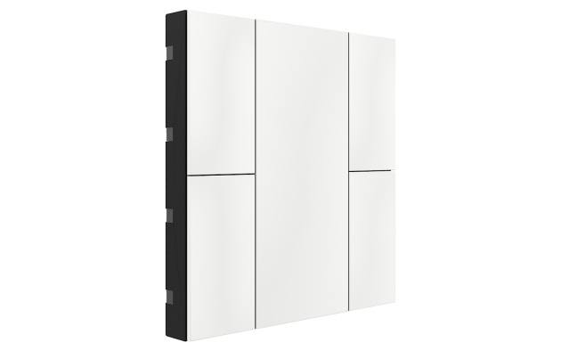 Interra ITR340-0402 iSwitch+ - 4-кнопочный KNX выключатель, пластик, глянцевый белый