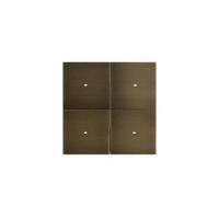 Tense KNX_INTFBL4 Сенсорный выключатель KNX Intensity Forged Bronze Light 4F, цвет: Коричневый